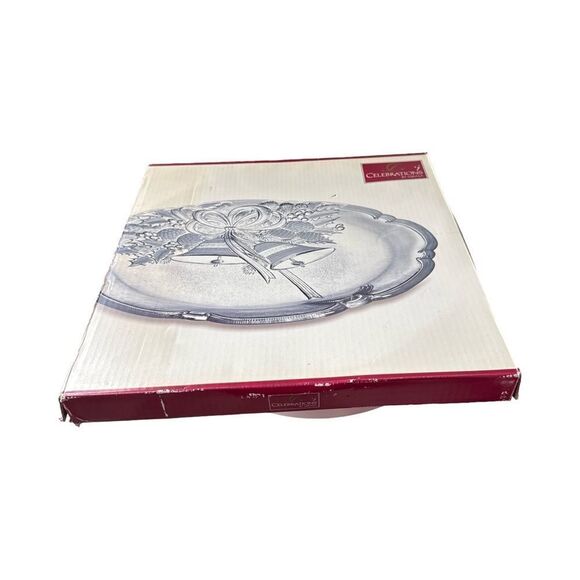 HOLIDAY BELLS FROST COLLECTION PLATTER. - Picture 1 of 4